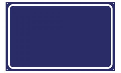 Placa de Señalización de Calles 3 | Papelería San Fernando - La casa