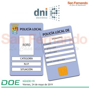 chip tarjeta policia local extremadura