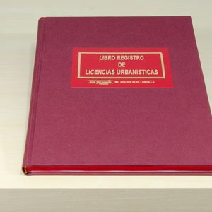 Libro Registro de Licencias Urbanísticas