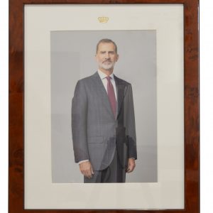 cuadro marco Rey España Felipe. Para Ayuntamientos