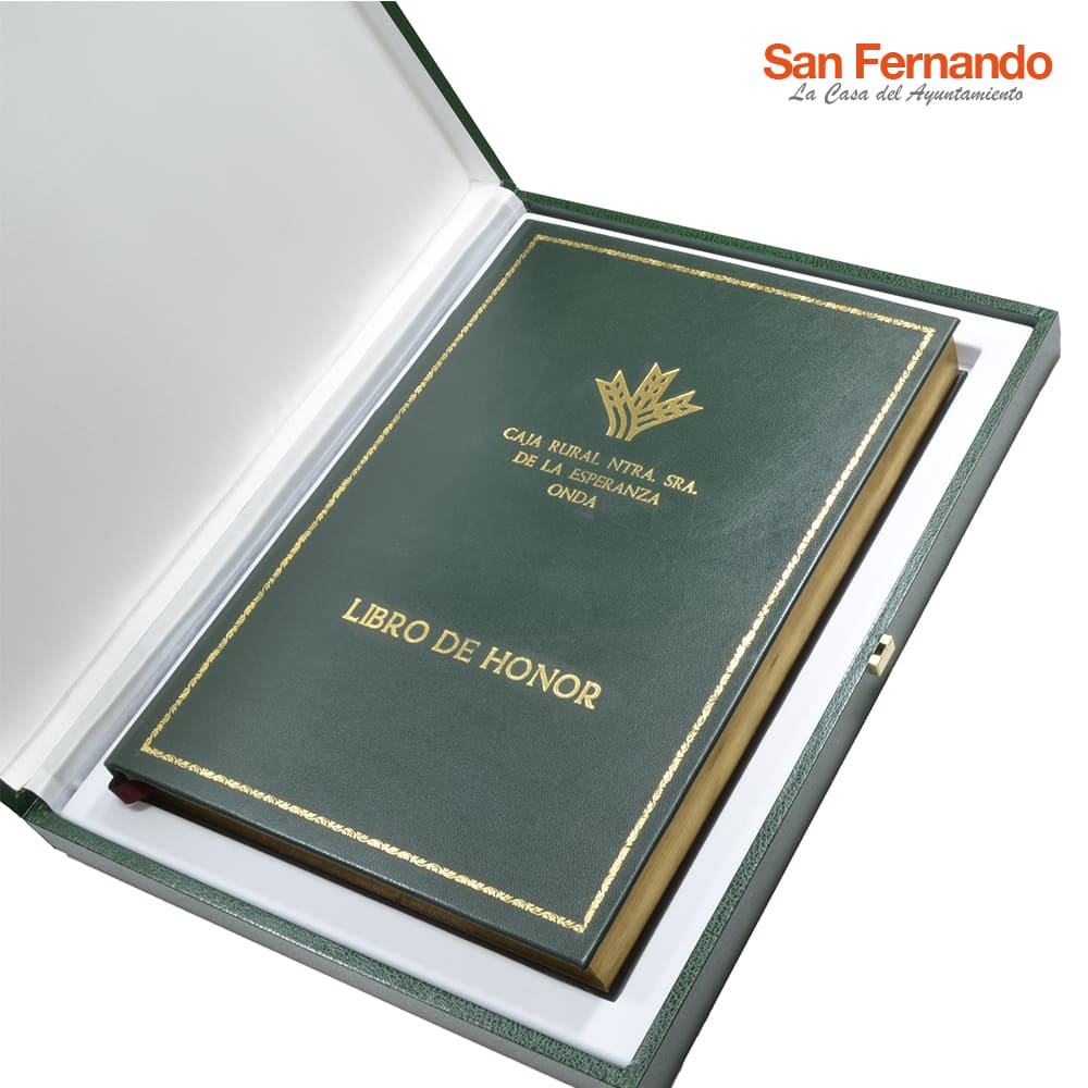 Libro Honor Caja Rural con estuche
