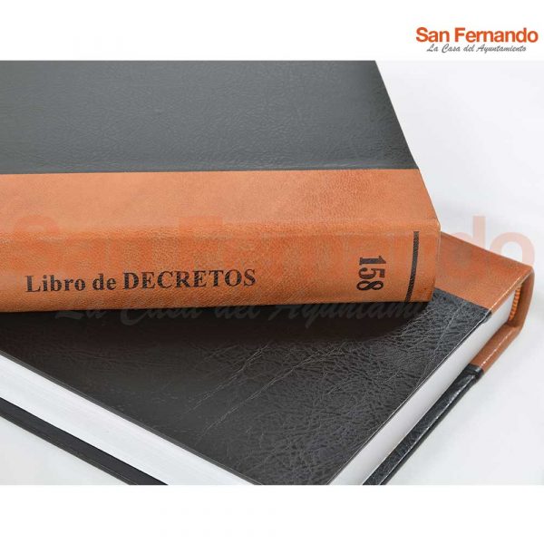 Encuadernación artesanal libros Ayuntamiento. Actas de Pleno, Resoluciones de Alcaldía y Junta de Gobierno Local.