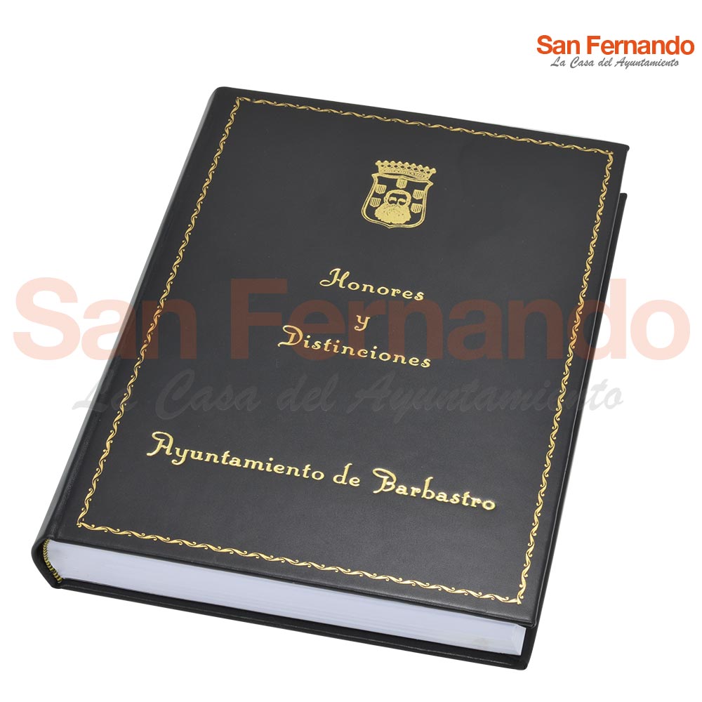 Libro Firmas de Personalidades (ORO) - Papelería San Fernando - La casa del  Ayuntamiento