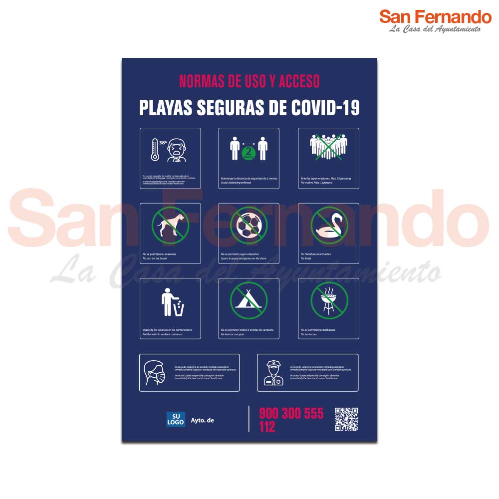 Normas de uso y acceso playas