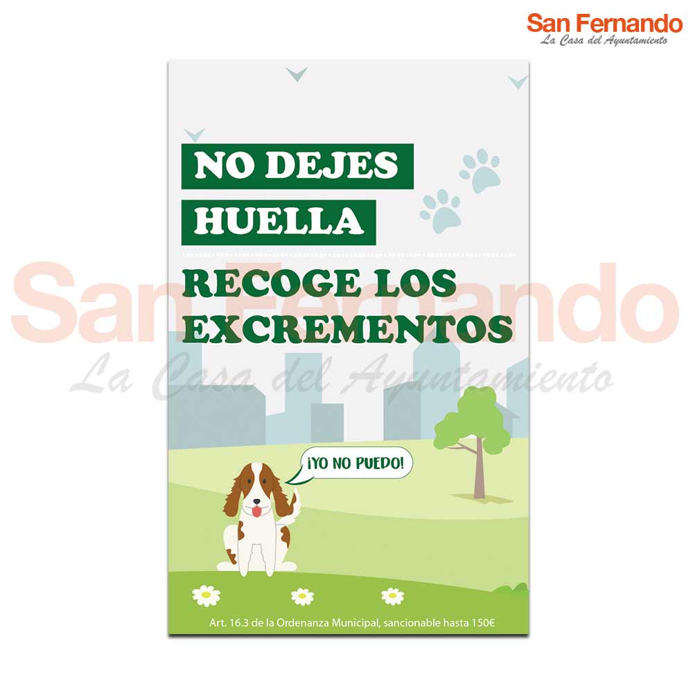 Cartel informativo Personalizado para parques de Ayuntamiento