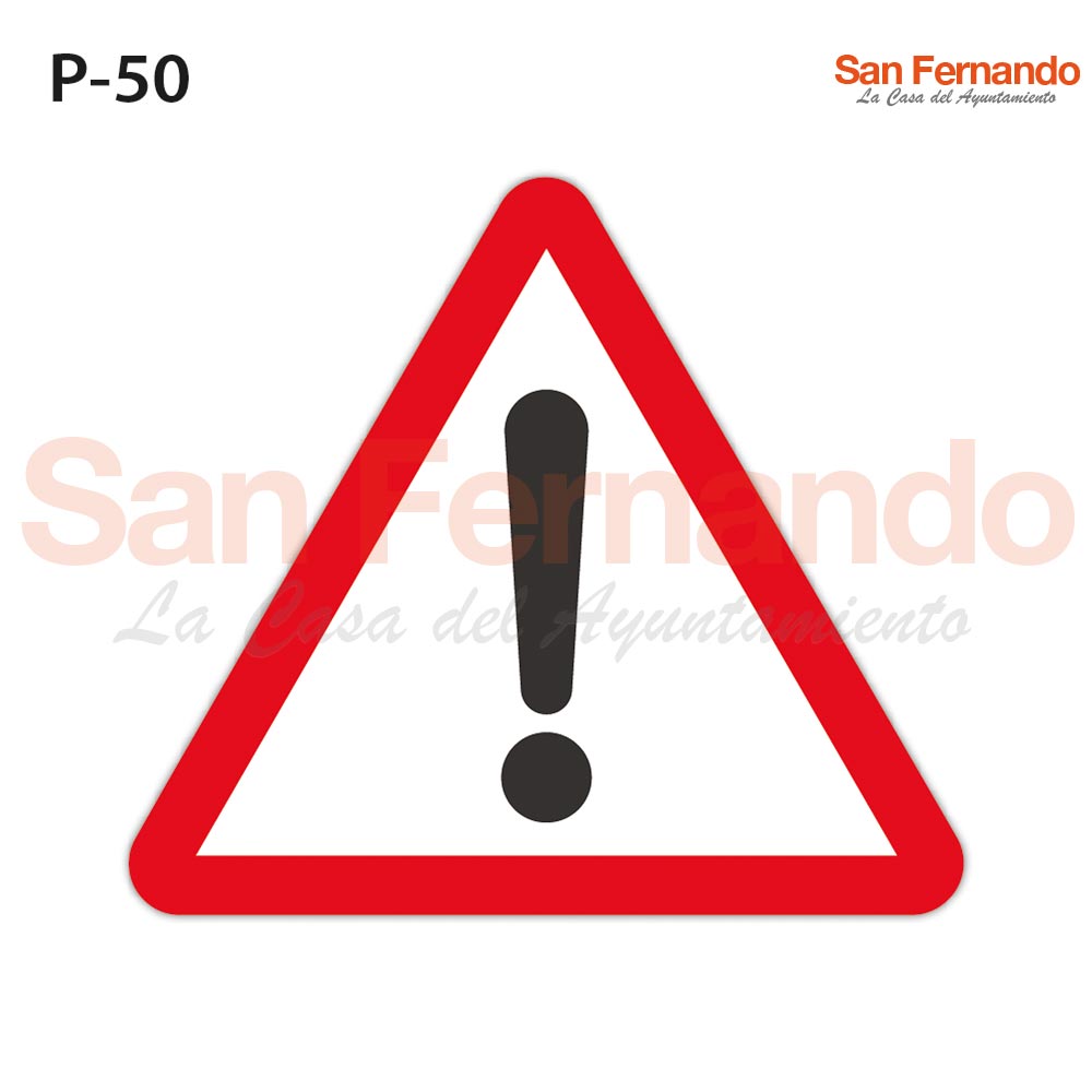 Senalizacion vertical. Triangulo. Otros peligros