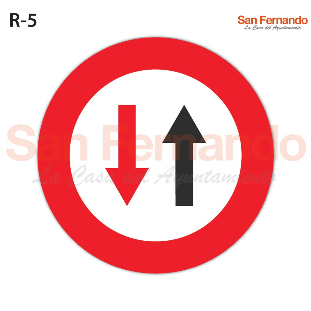 senal circular prioridad sentido contrario