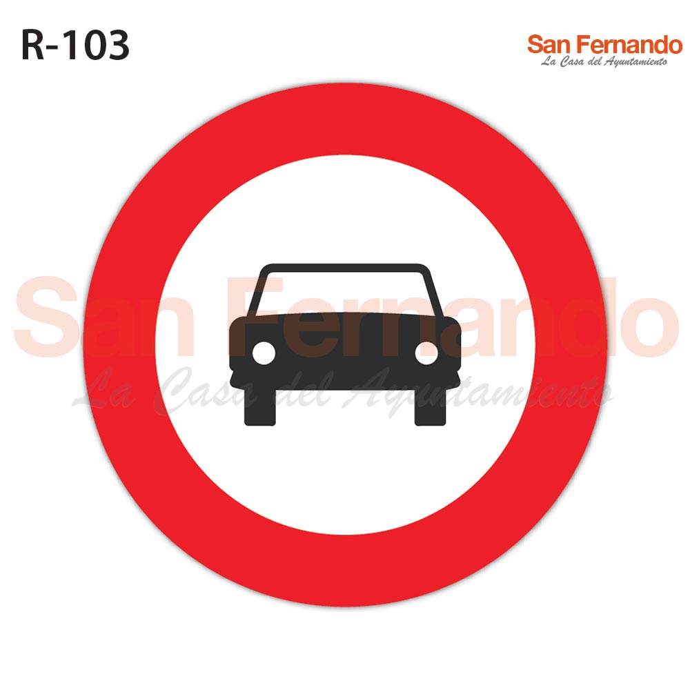 senalizacion vertical prohibicion vertical excepto motocicletas sin sidecar