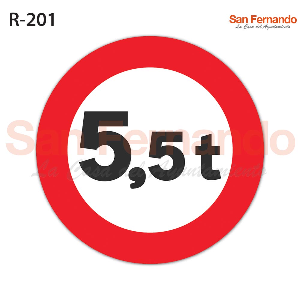 senalizacion vertical prohibicion acceso masa